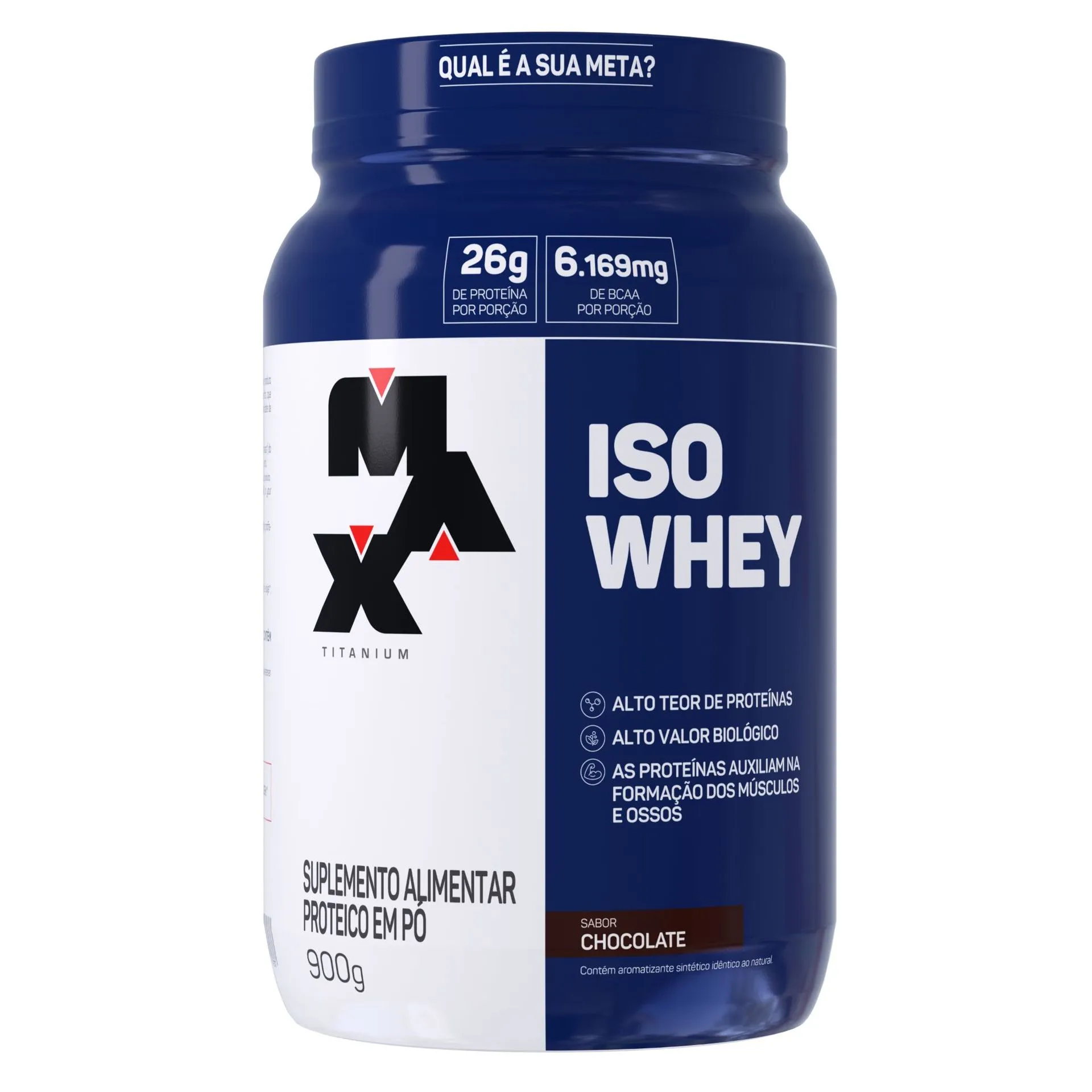 Whey Isolado 900g Chocolate