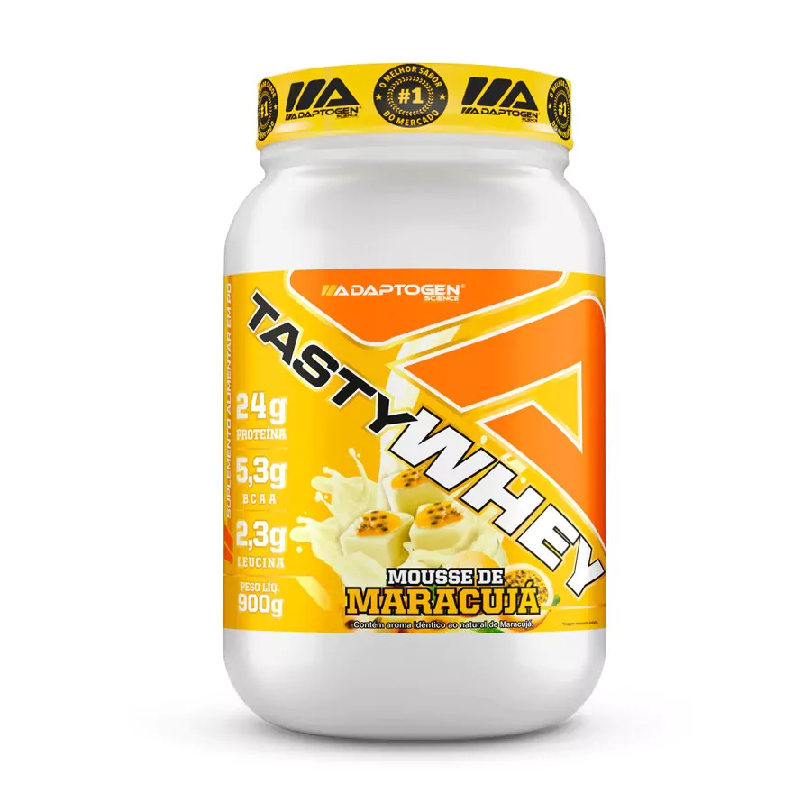 Tasty Whey 3w Gourmet 900g Mousse de Maracujá